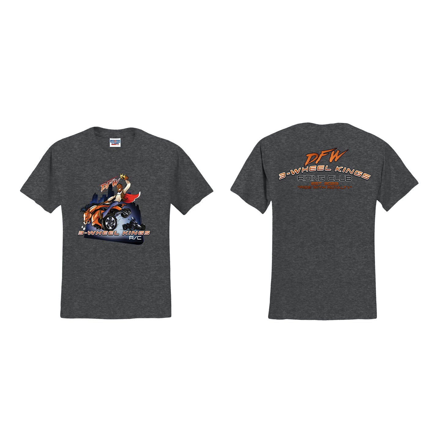 3 Wheel Kings Back Arch Tee