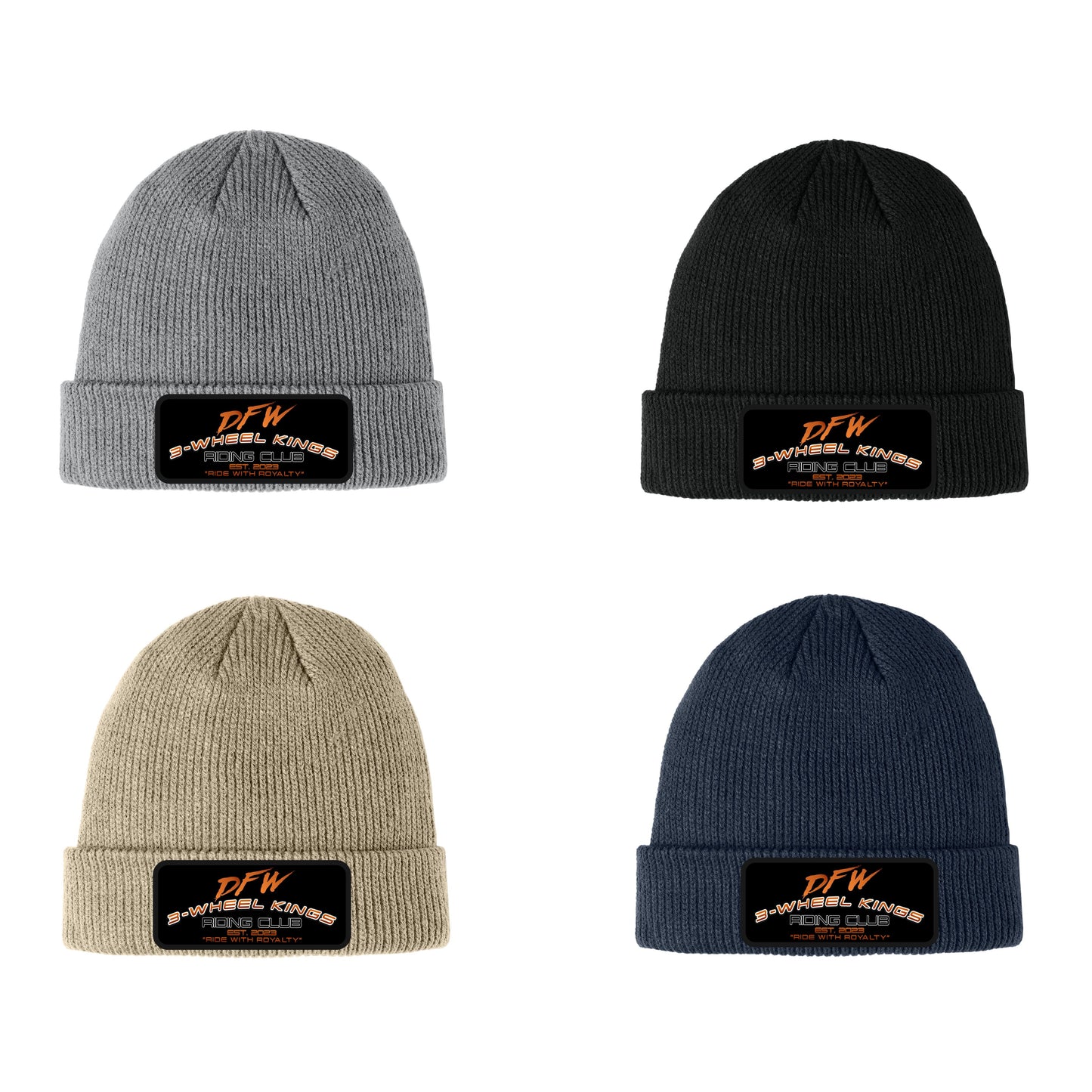 3 Wheel Kings Cozy Cuff Beanie