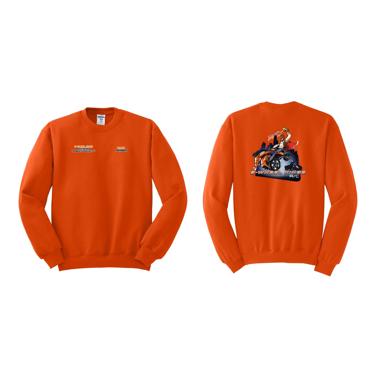 3 Wheel Kings Classic Crewneck