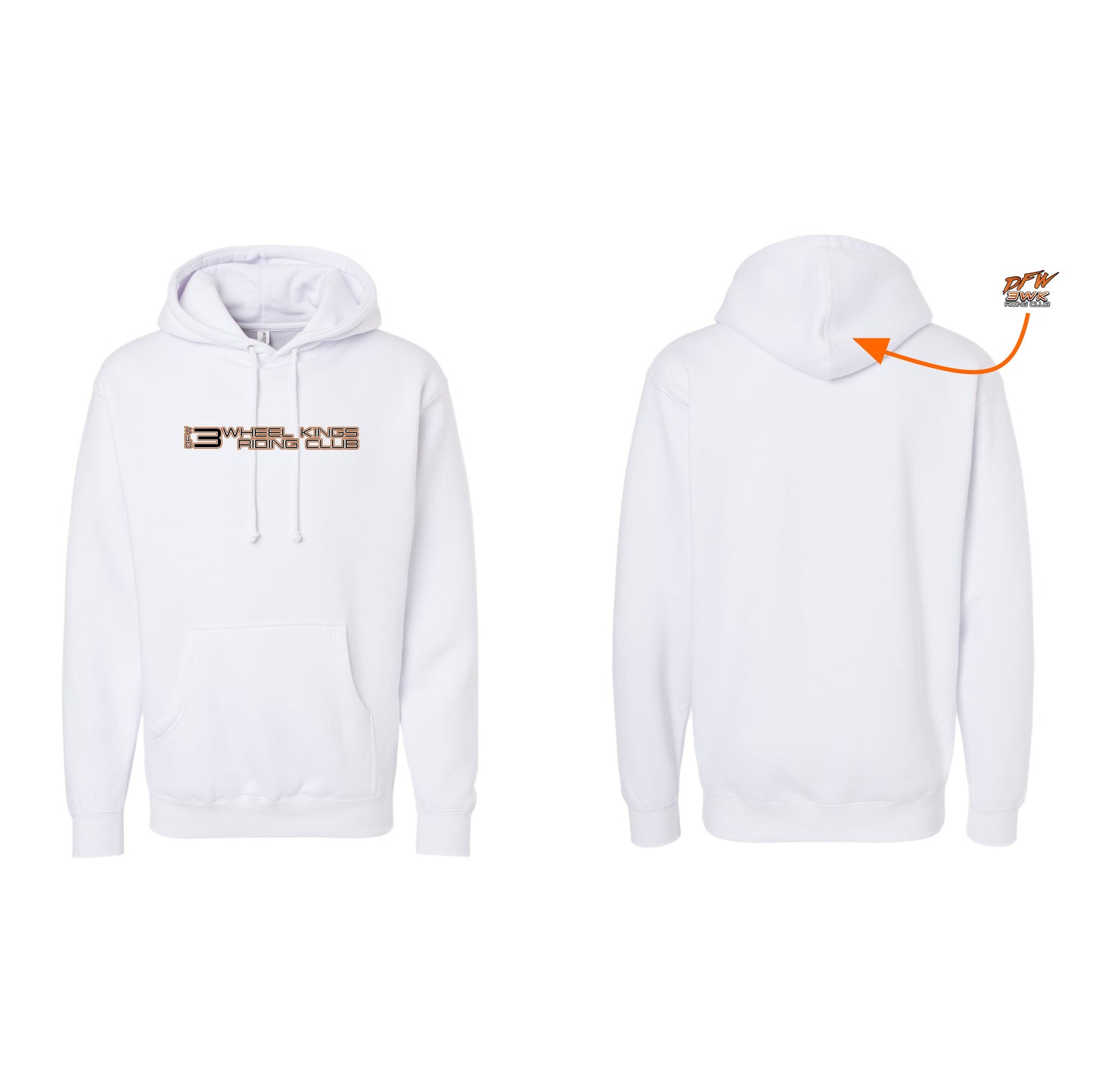 3 Wheel Kings Statement Midweight Hoodie
