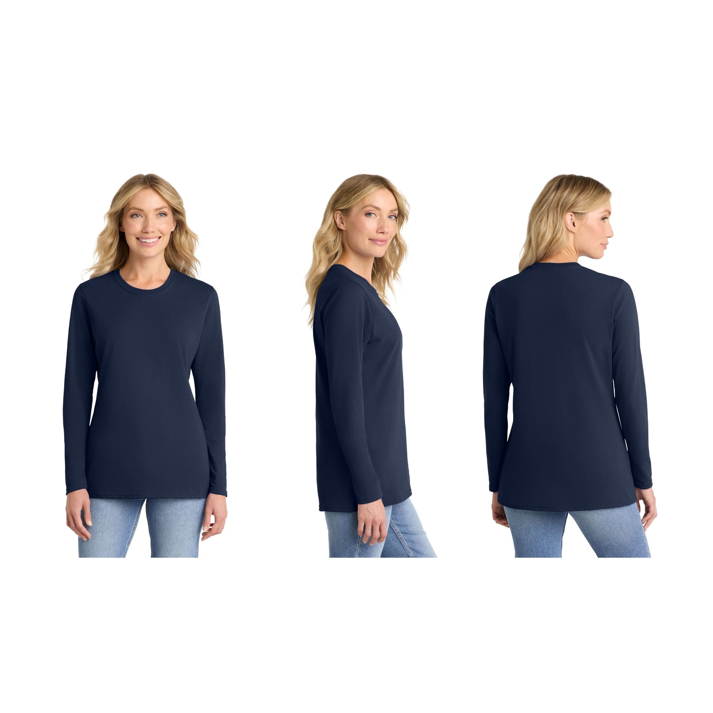 3 Wheel Kings Statement Ladies Long Sleeve Tee