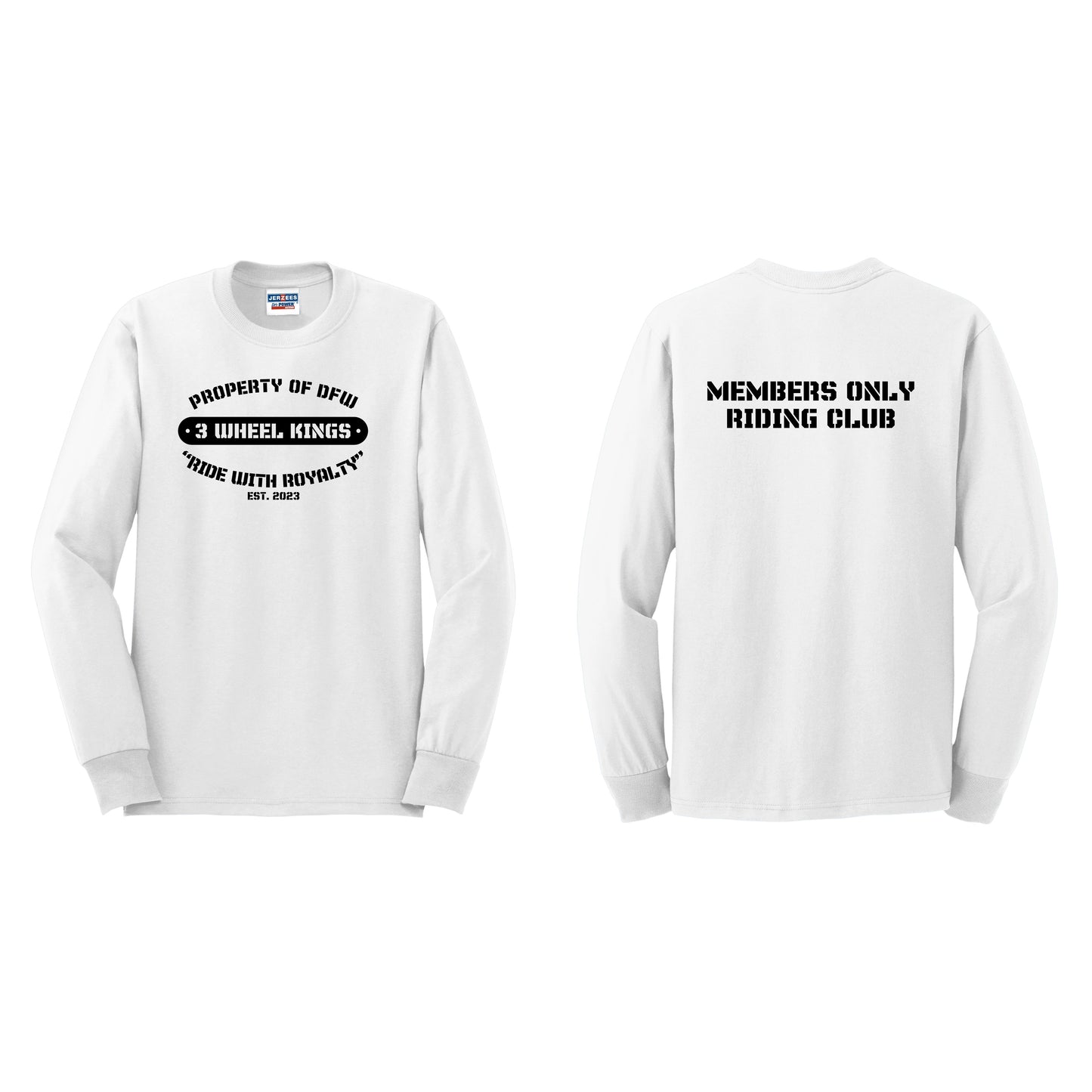 3 Wheel Kings Property Long Sleeve Tee