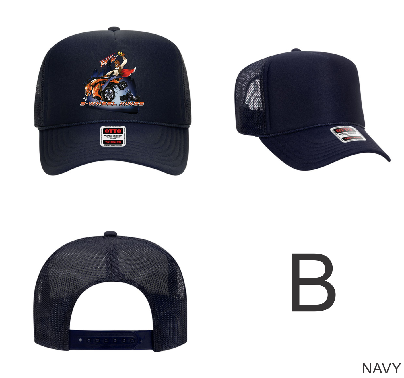 3 Wheel Kings Trucker