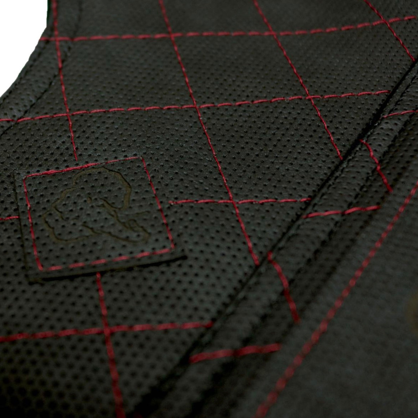 Premium Vest Black on Red