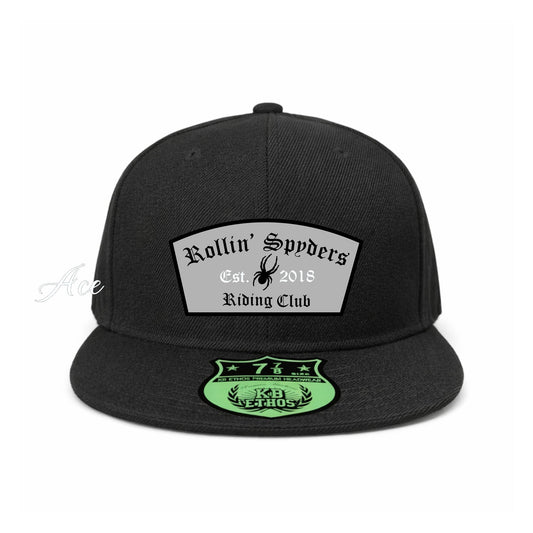 Black Fitted Classic Logo Hat