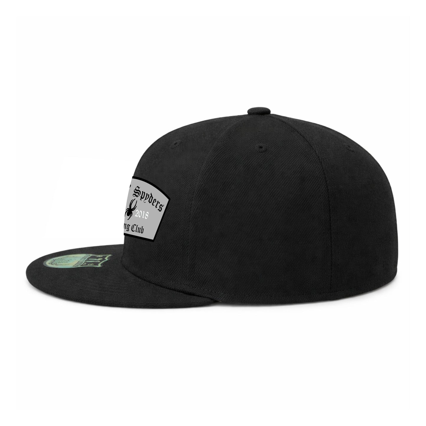Black Fitted Classic Logo Hat