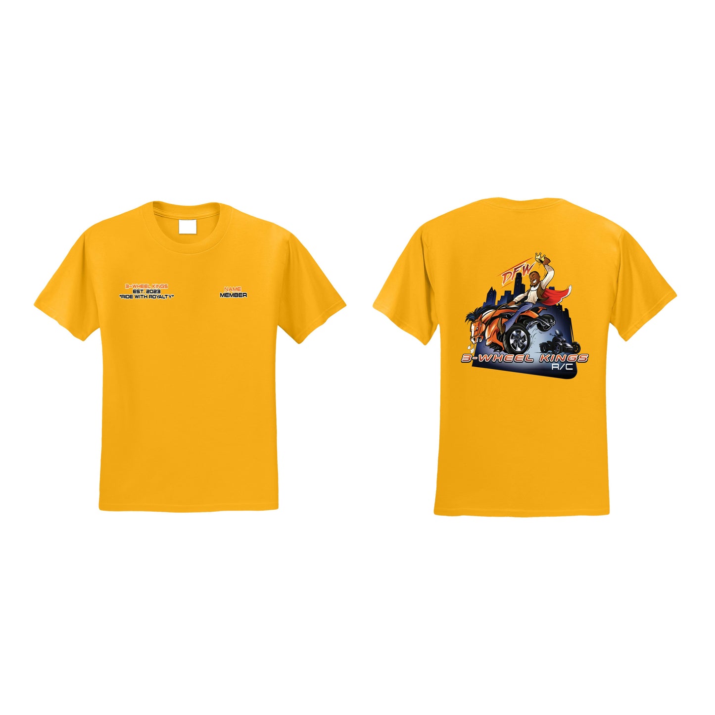 3 Wheel Kings Classic Tee