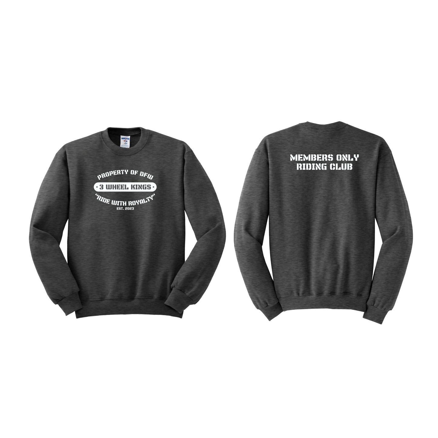 3 Wheel Kings Property Crewneck