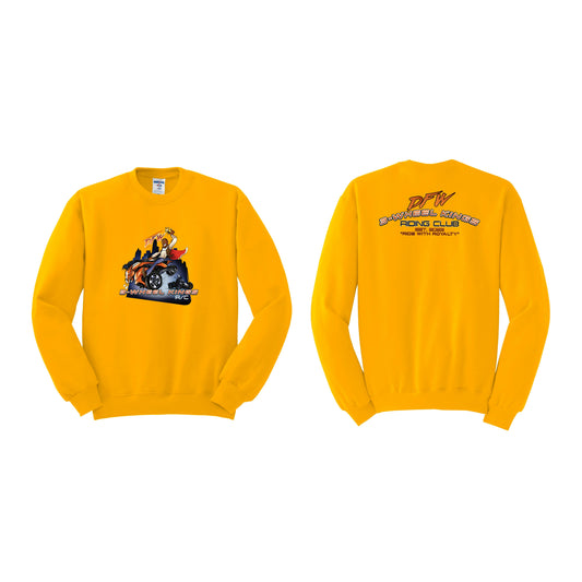 3 Wheel Kings Back Arch Crewneck