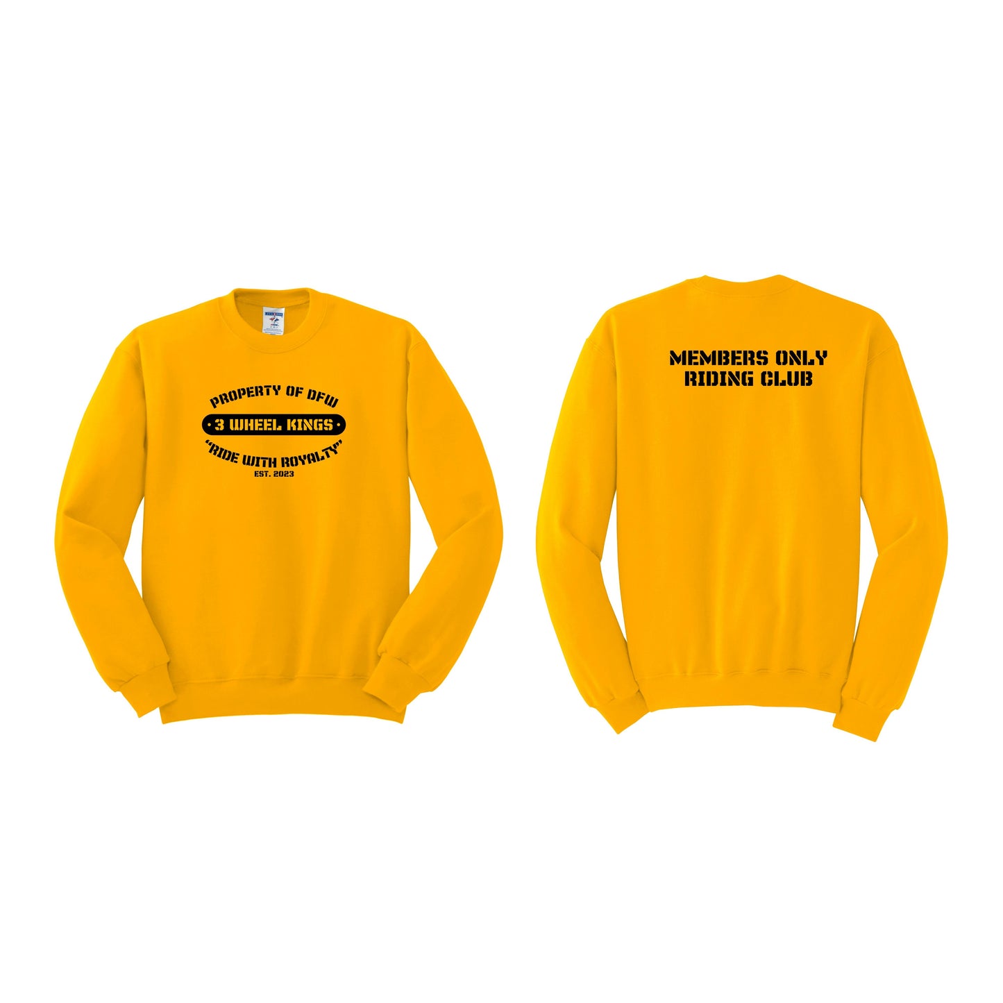 3 Wheel Kings Property Crewneck