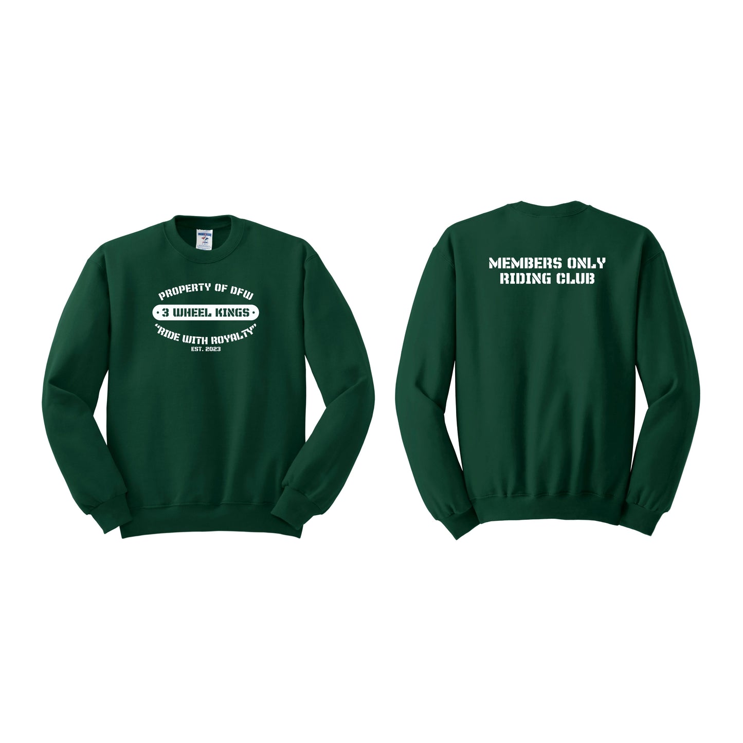 3 Wheel Kings Property Crewneck