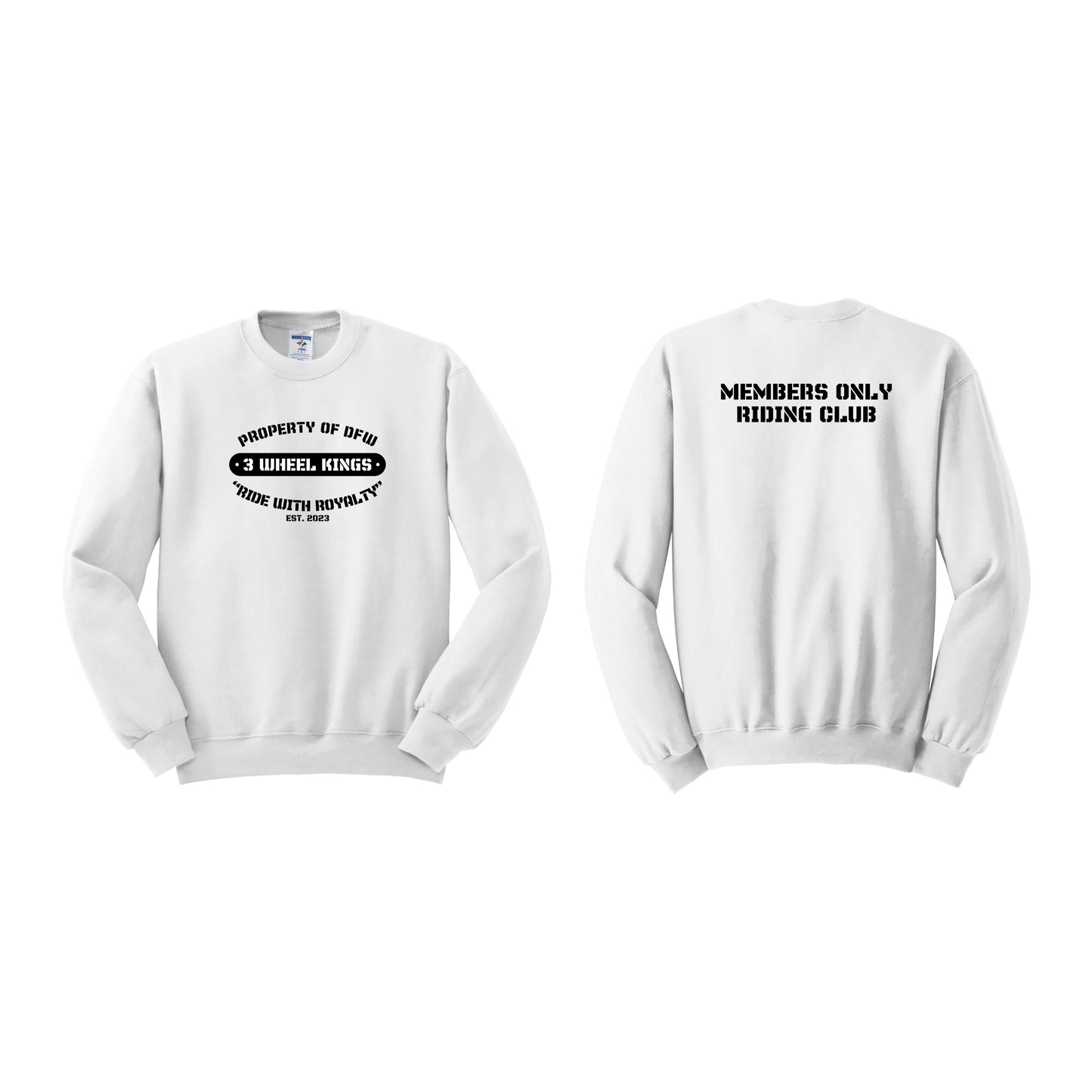 3 Wheel Kings Property Crewneck
