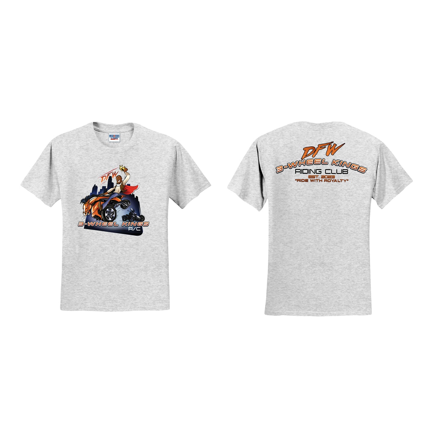 3 Wheel Kings Back Arch Tee