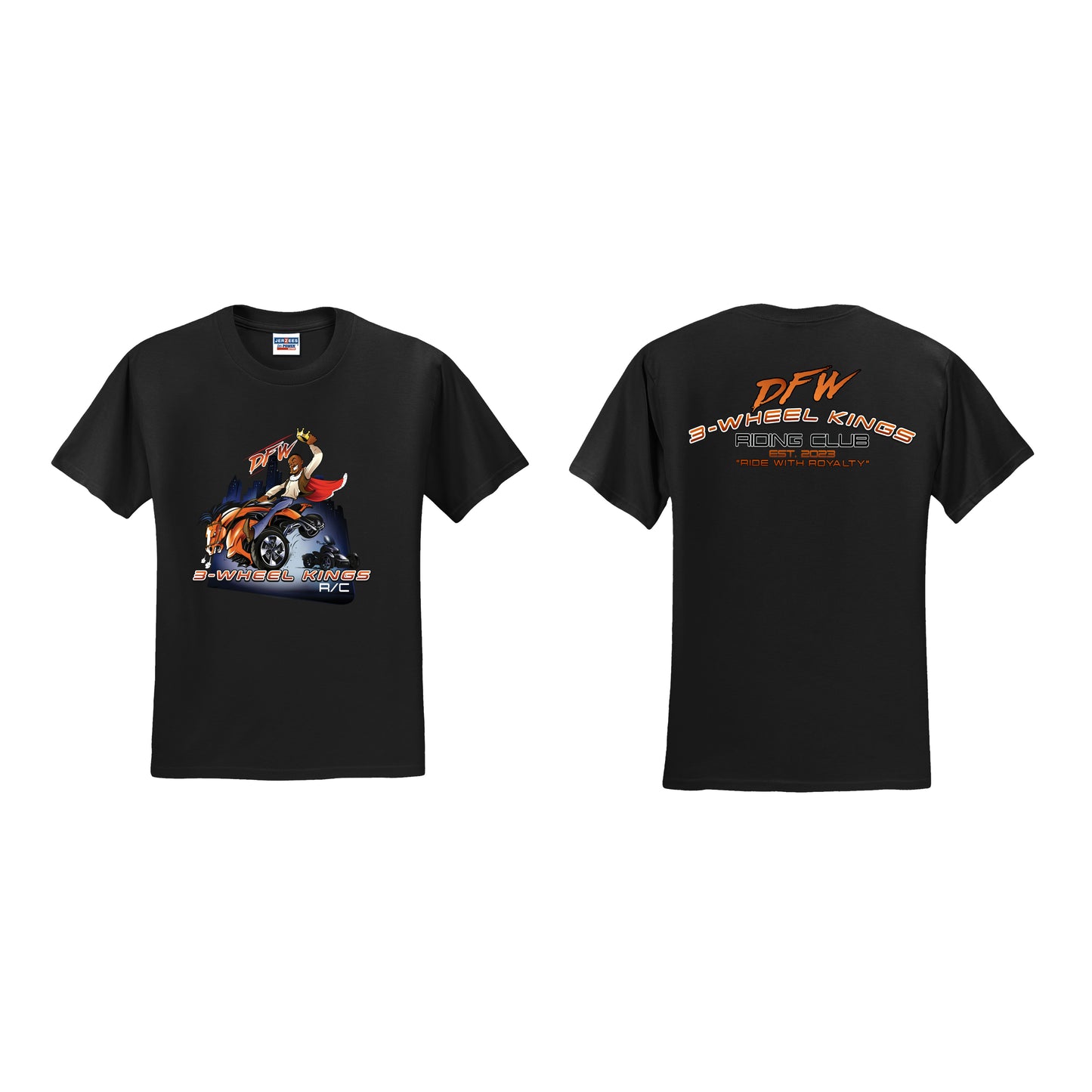 3 Wheel Kings Back Arch Tee
