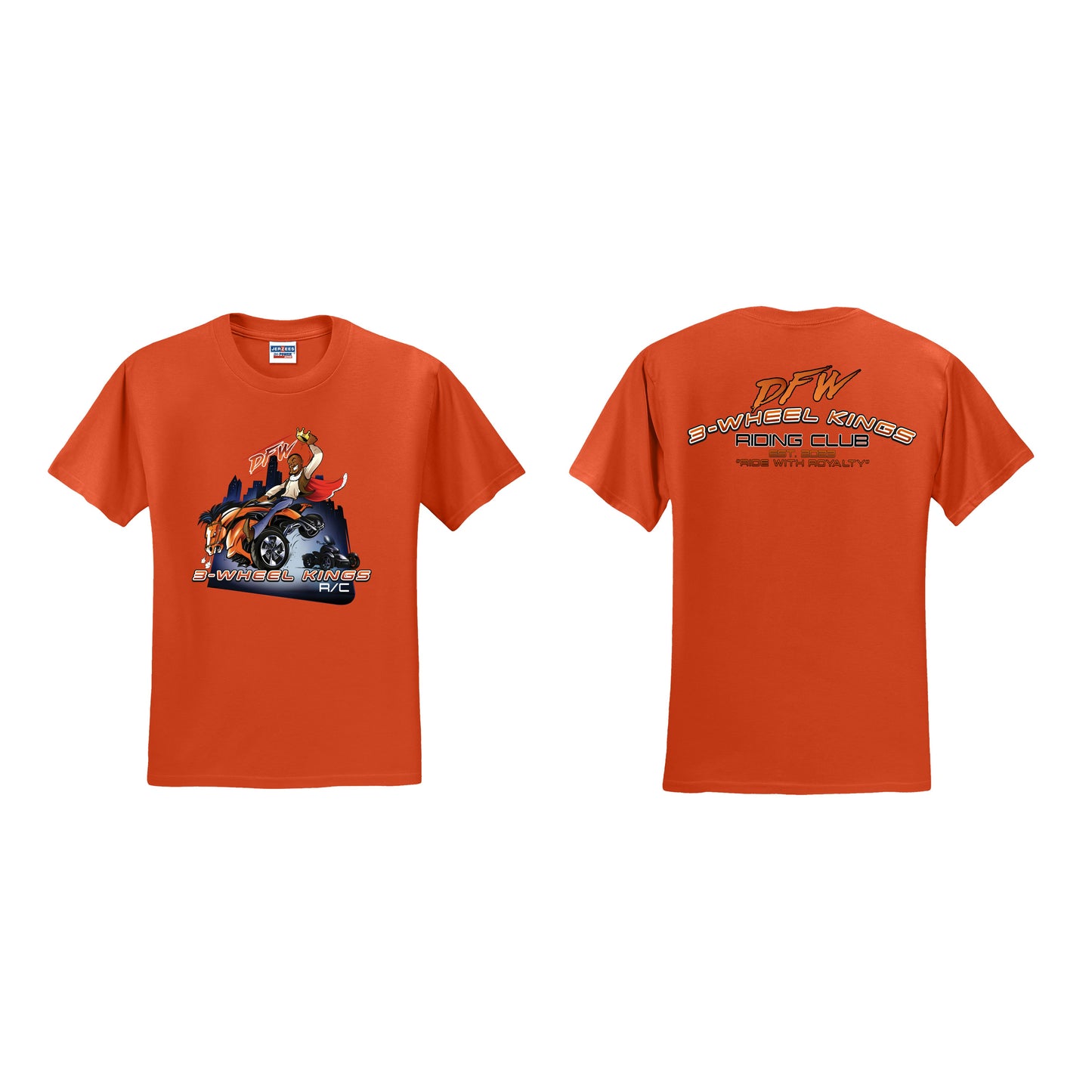 3 Wheel Kings Back Arch Tee
