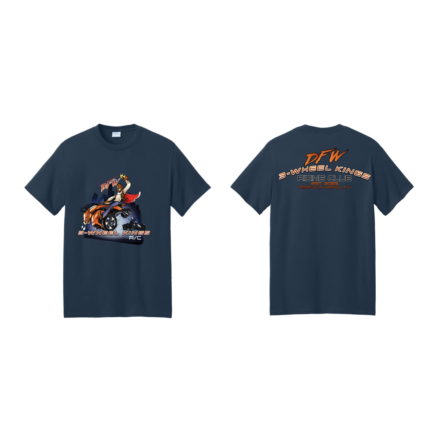 3 Wheel Kings Back Arch Tee