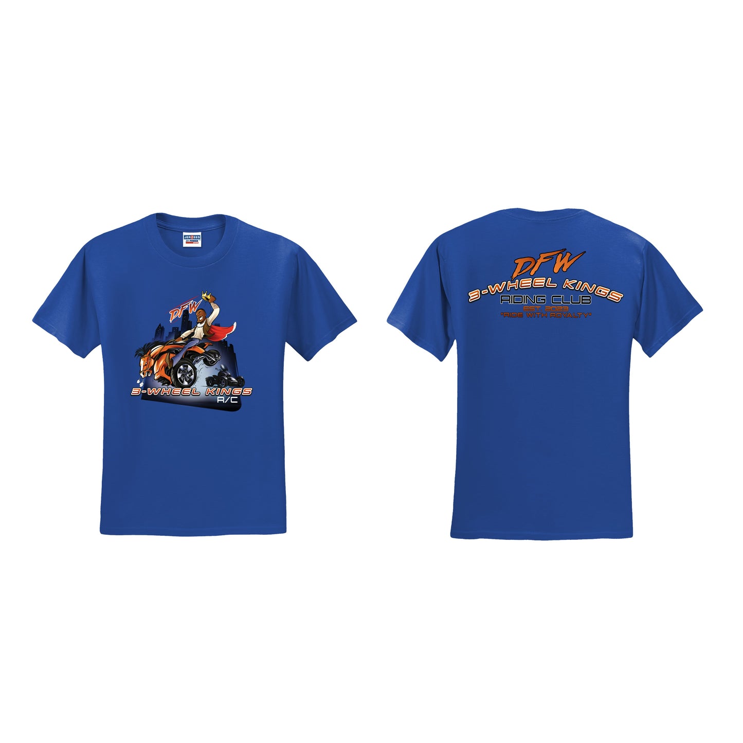3 Wheel Kings Back Arch Tee