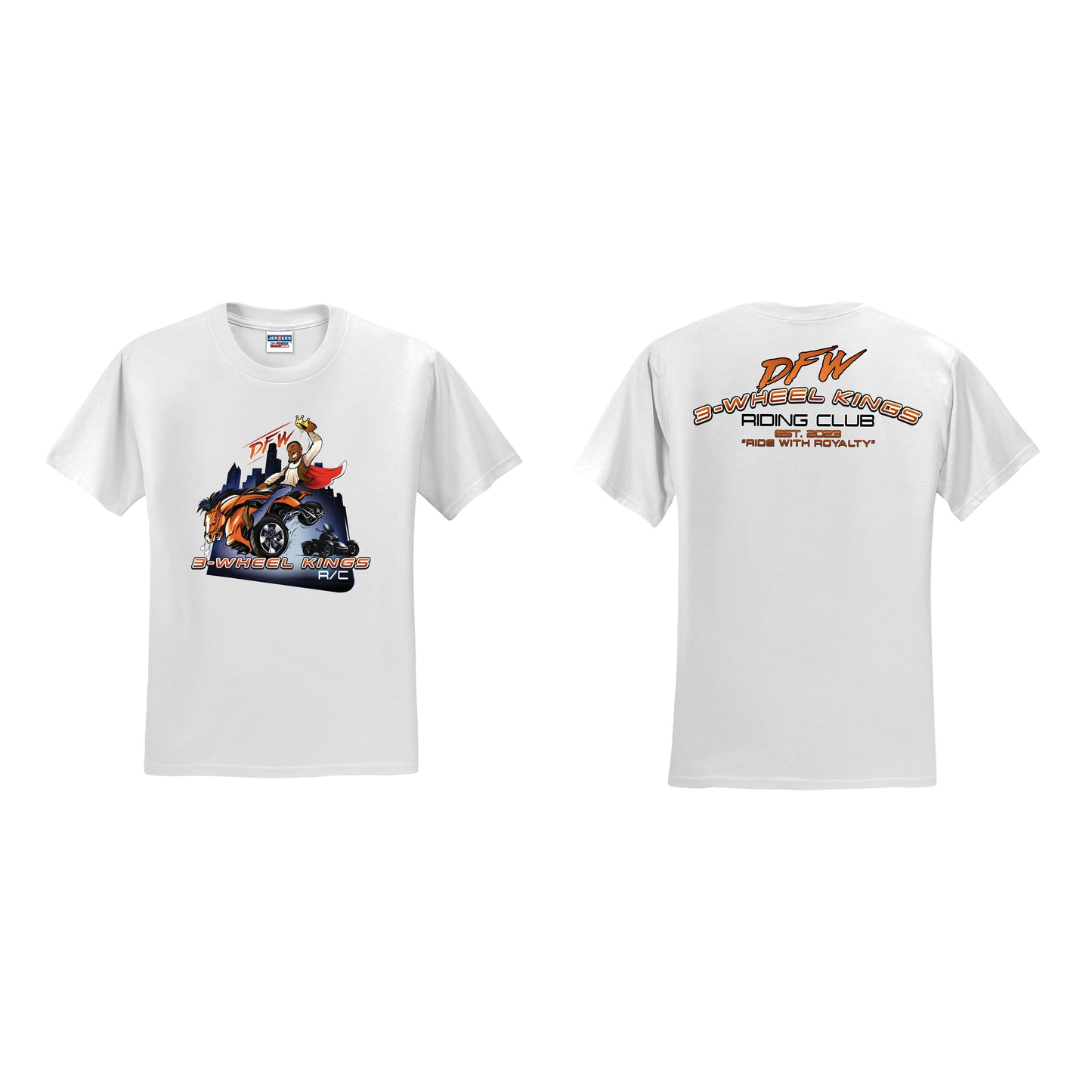 3 Wheel Kings Back Arch Tee