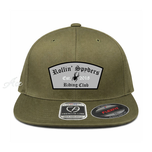 Loden Green Perforated Spyder Logo Hat