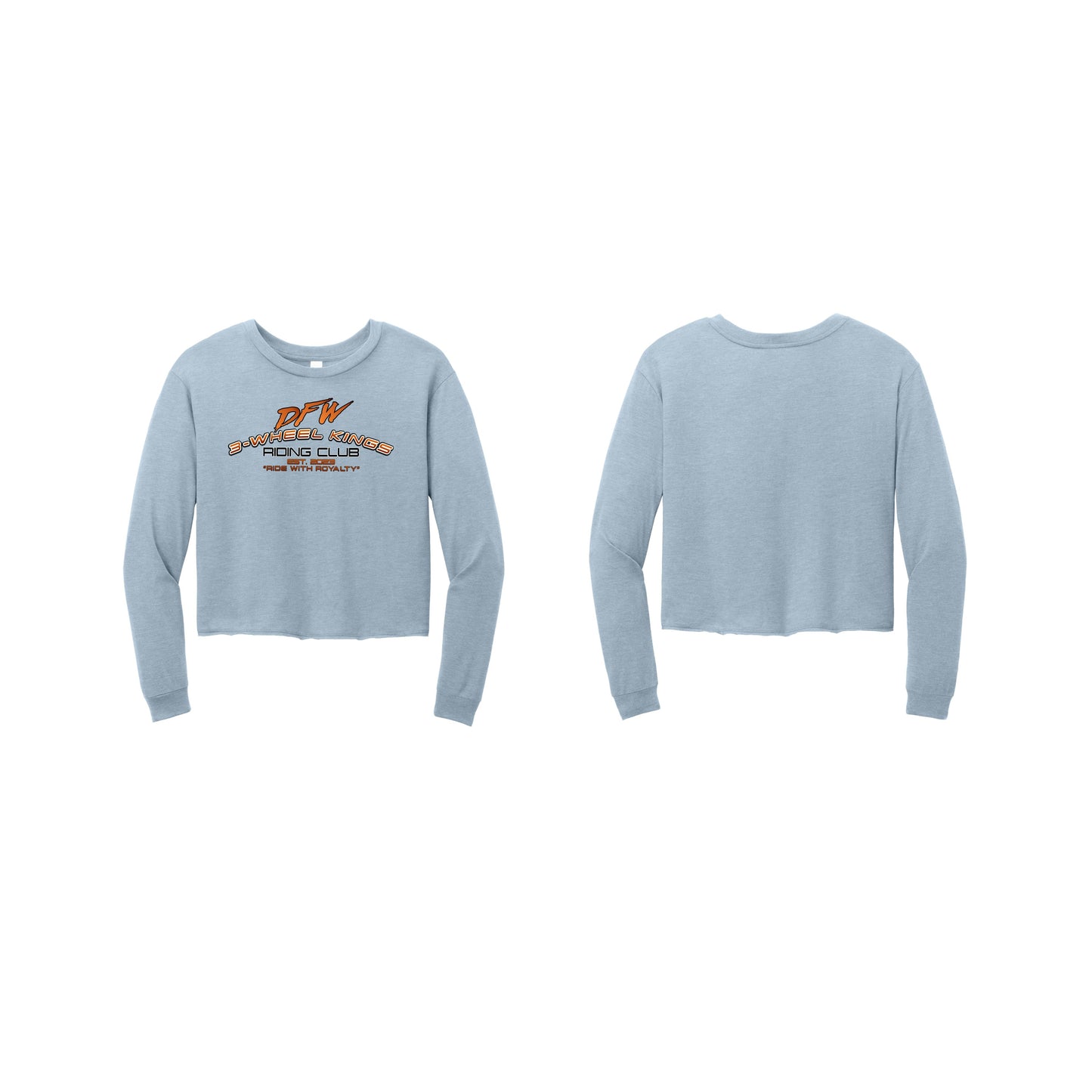 3 Wheel Kings Arch Crop Long Sleeve Tee