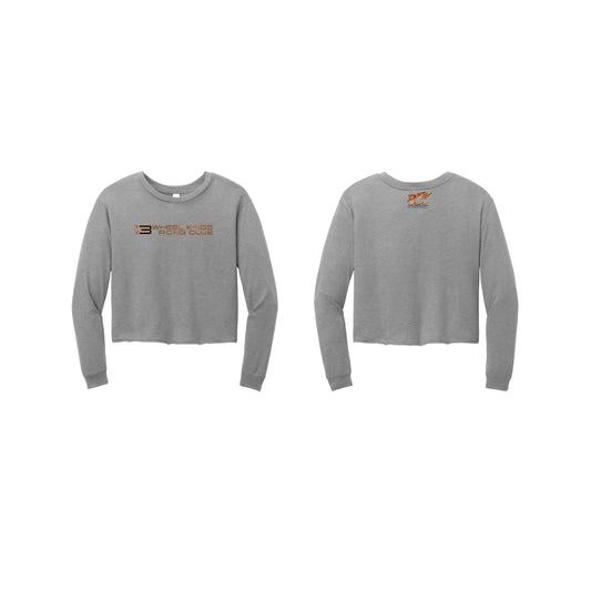 3 Wheel Kings Statement Crop Long Sleeve Tee