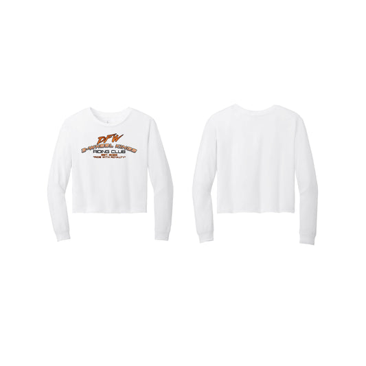 3 Wheel Kings Arch Crop Long Sleeve Tee