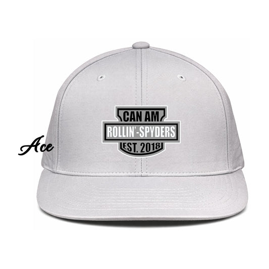 Silver Perforated Classic Logo Hat
