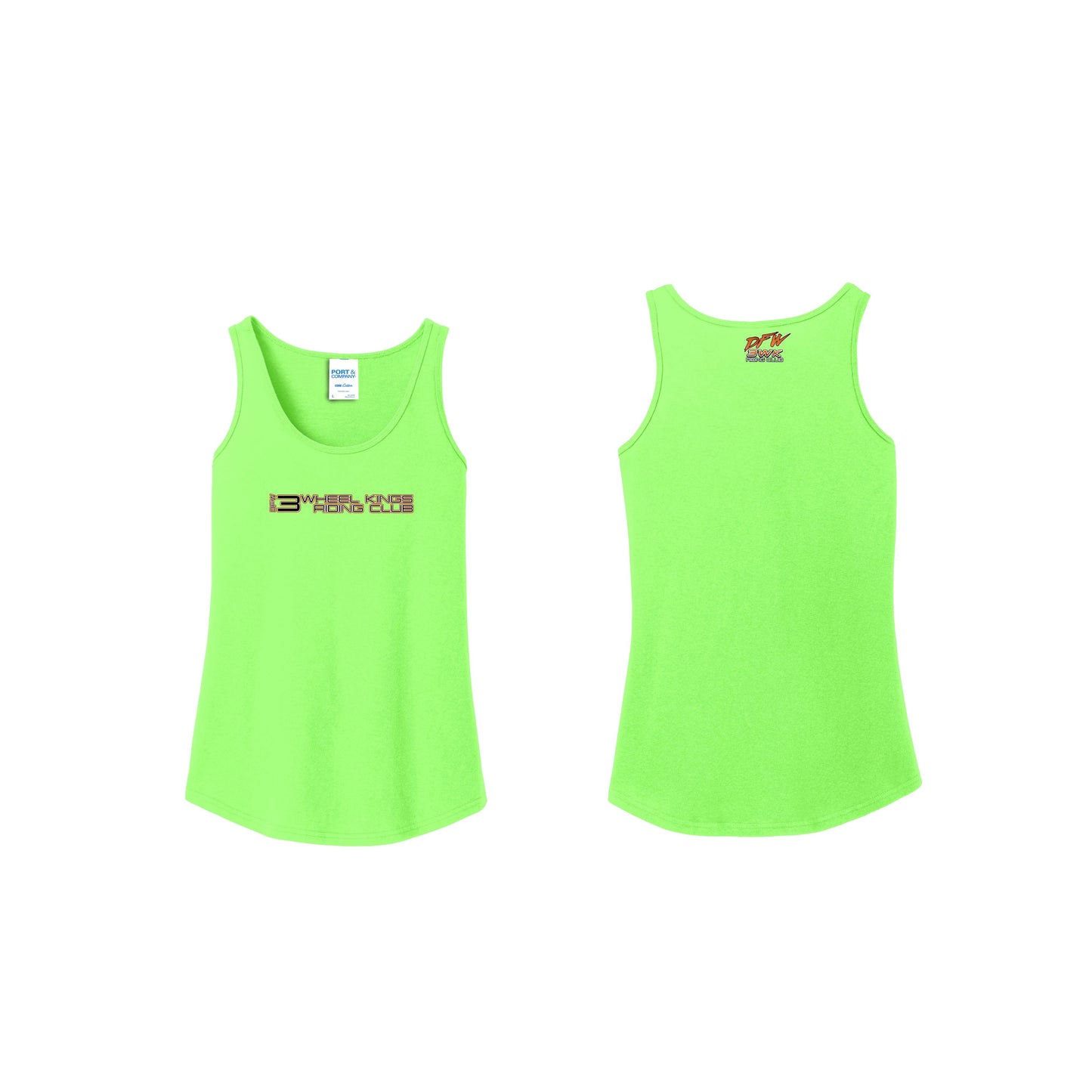 3 Wheel Kings Statement Ladies Tank Top