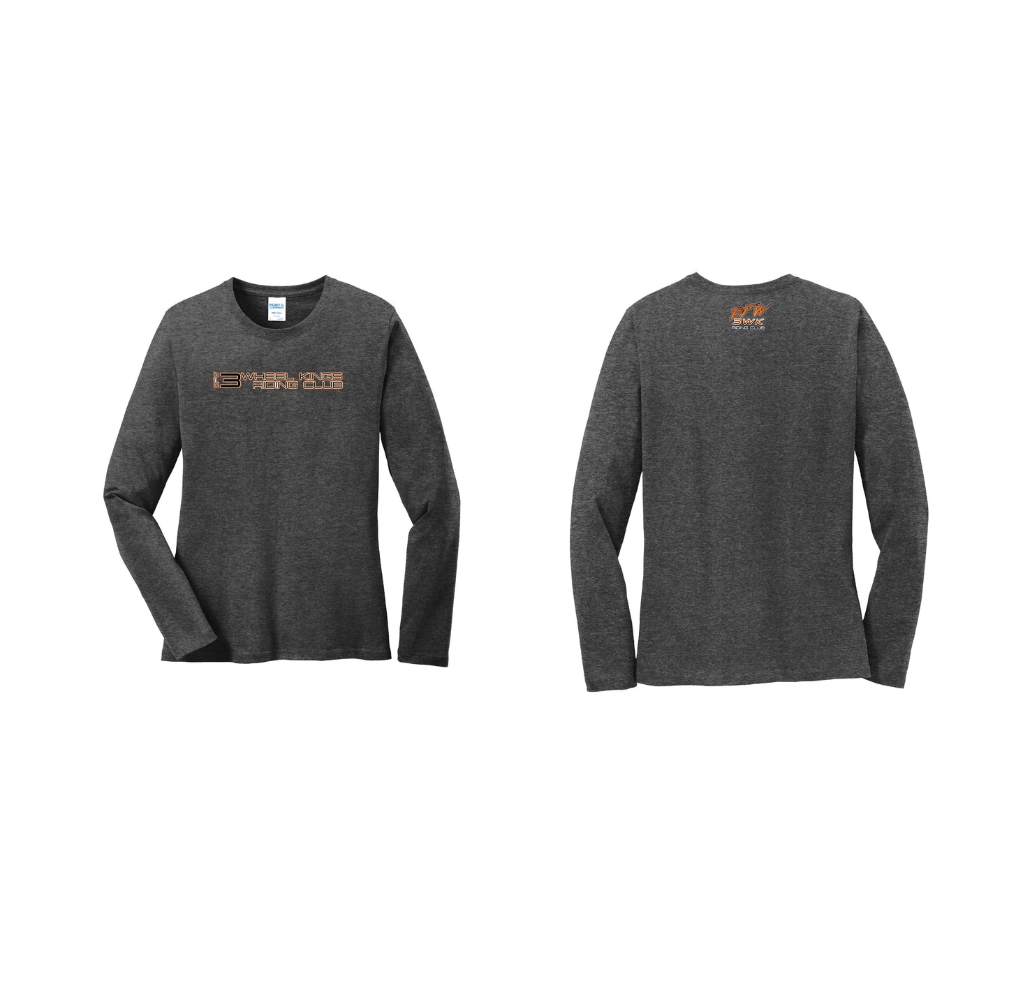 3 Wheel Kings Statement Ladies Long Sleeve Tee