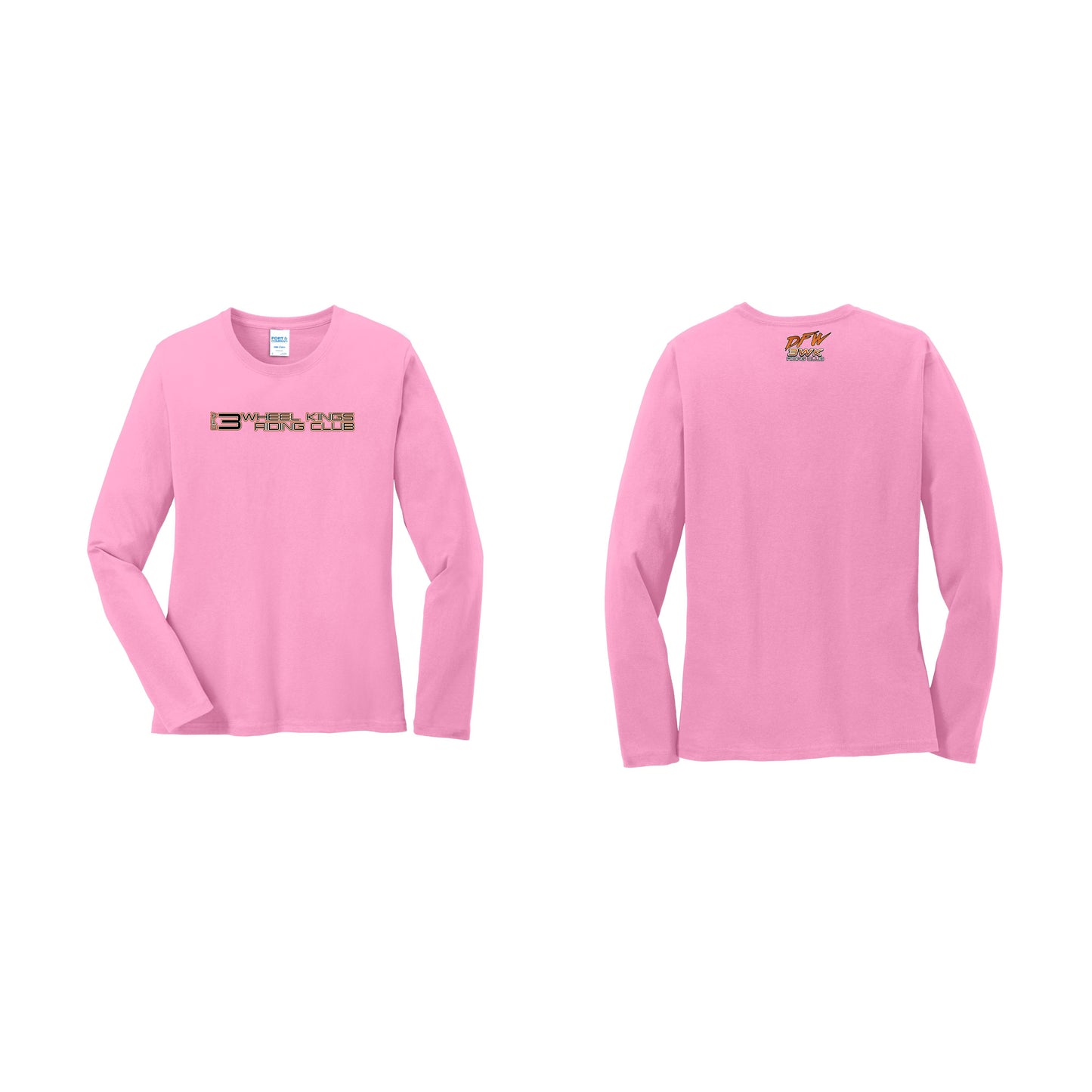 3 Wheel Kings Statement Ladies Long Sleeve Tee