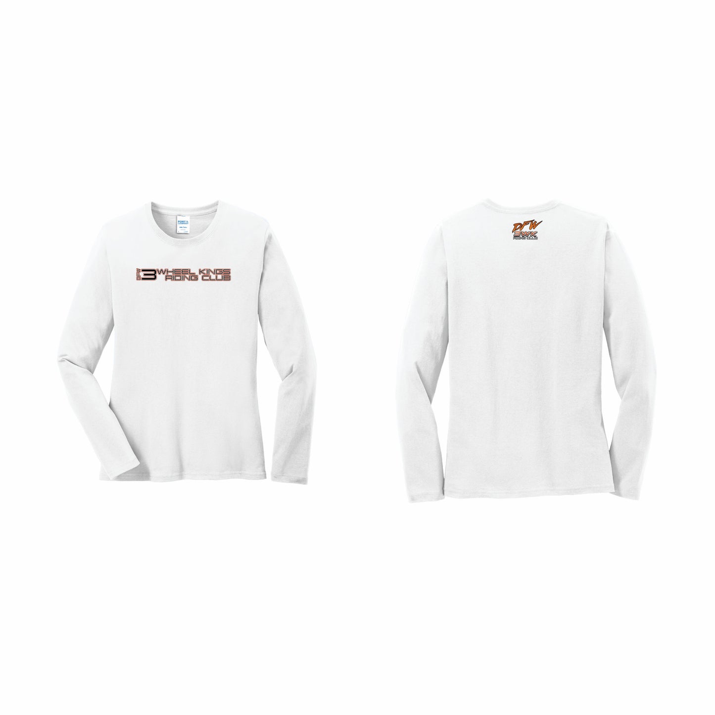 3 Wheel Kings Statement Ladies Long Sleeve Tee