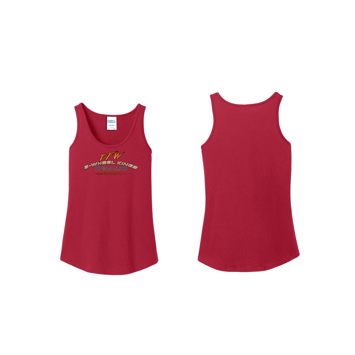 3 Wheel Kings Arch Logo Ladies Tank Top