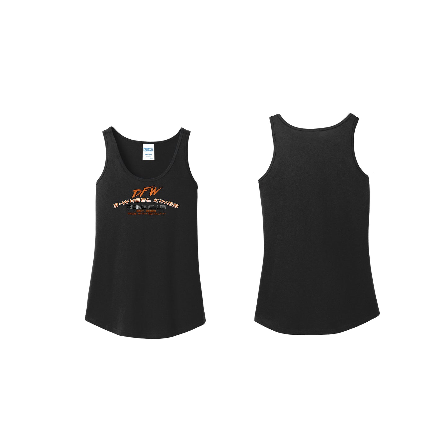3 Wheel Kings Arch Logo Ladies Tank Top