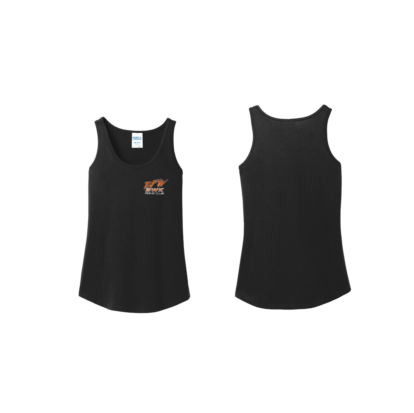 3 Wheel Kings Chest Logo Ladies Tank Top