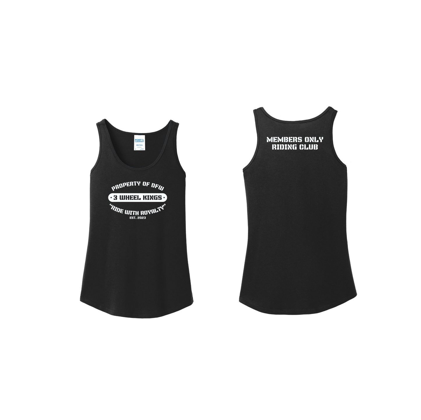 3 Wheel Kings Property Ladies Tank Top