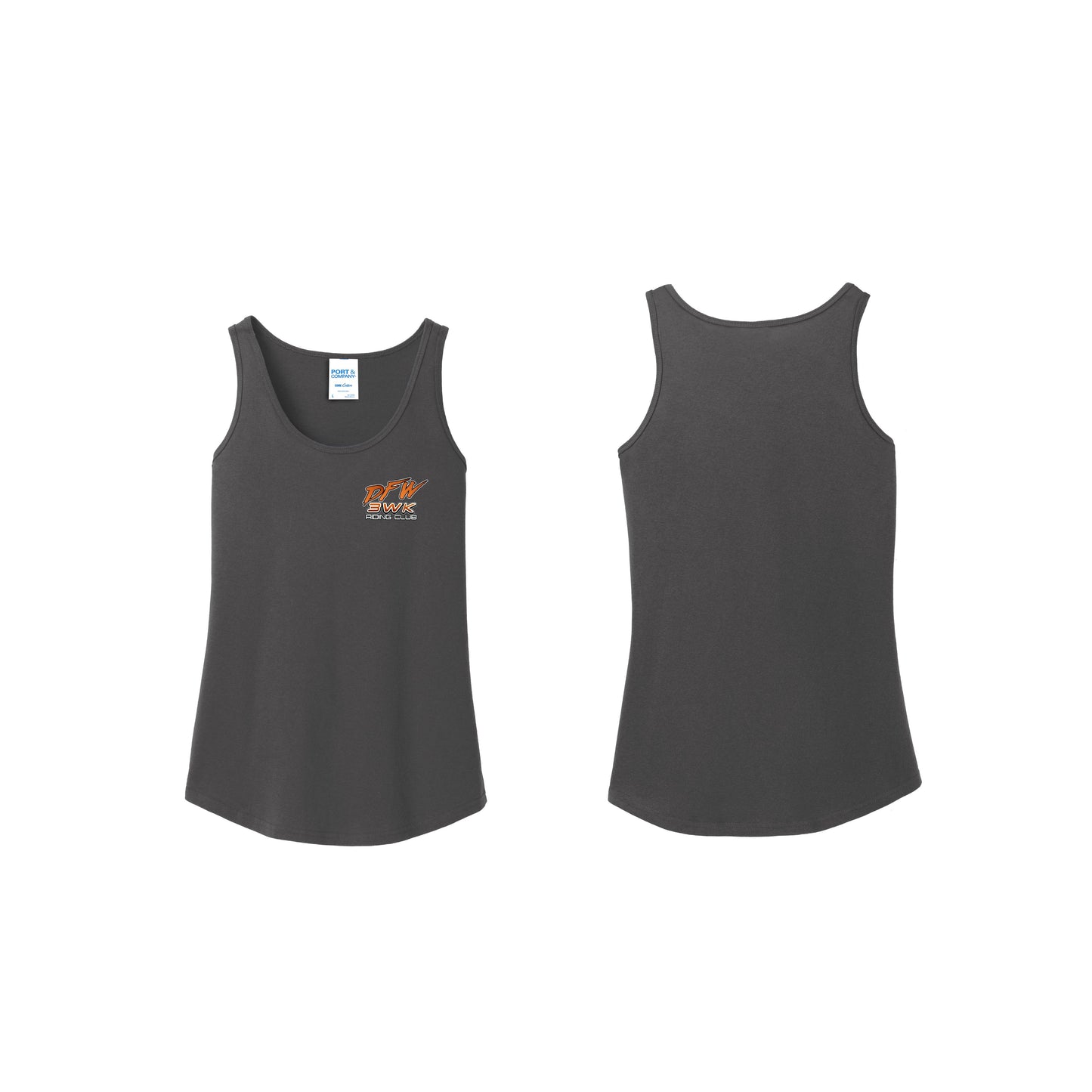 3 Wheel Kings Chest Logo Ladies Tank Top