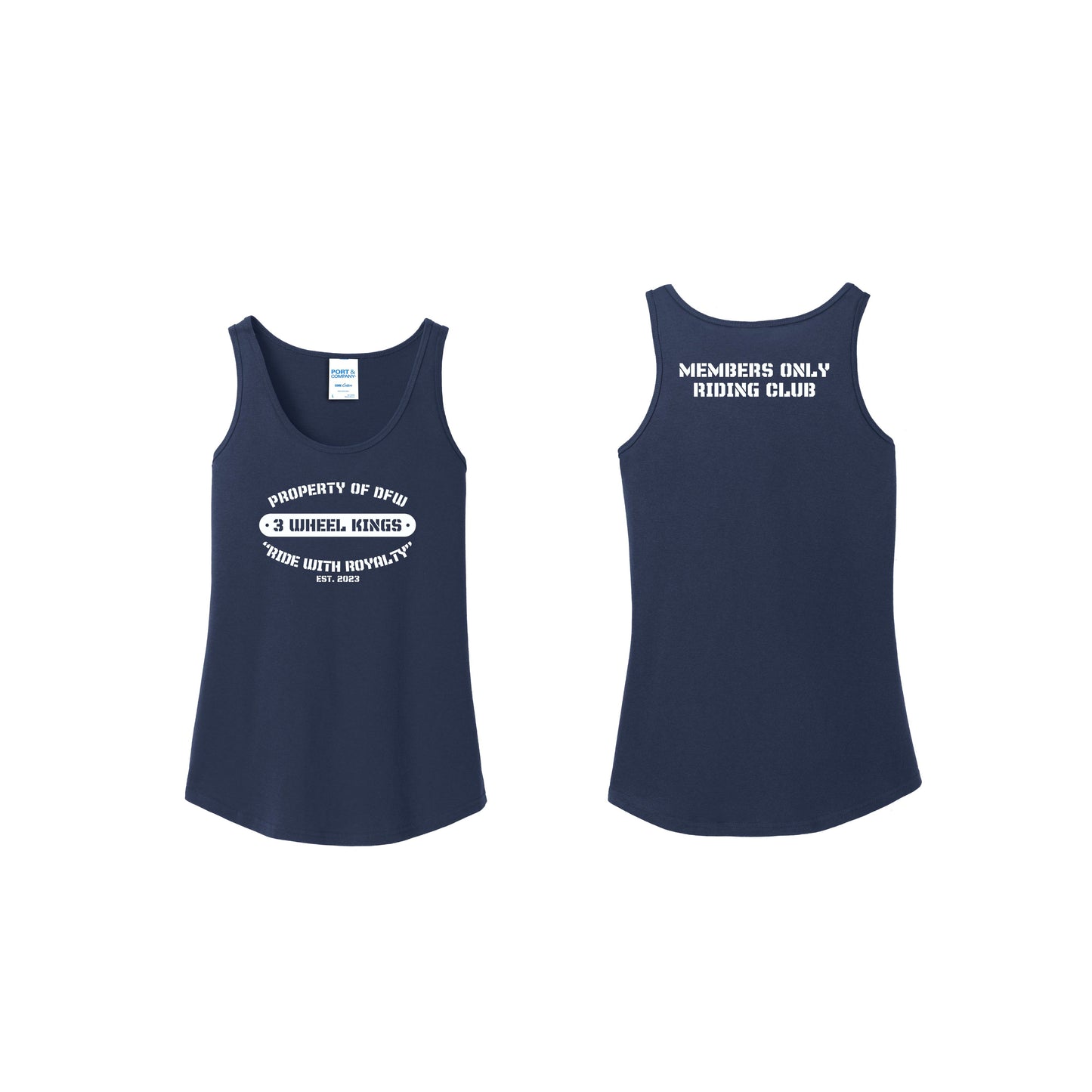 3 Wheel Kings Property Ladies Tank Top