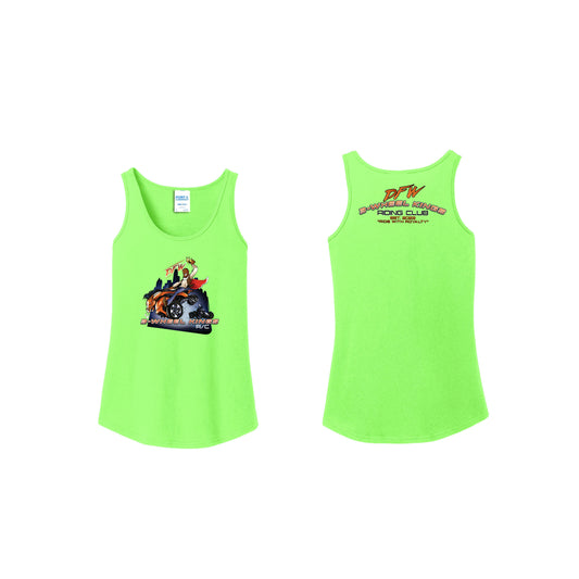 3 Wheel Kings Back Arch Ladies Tank Top