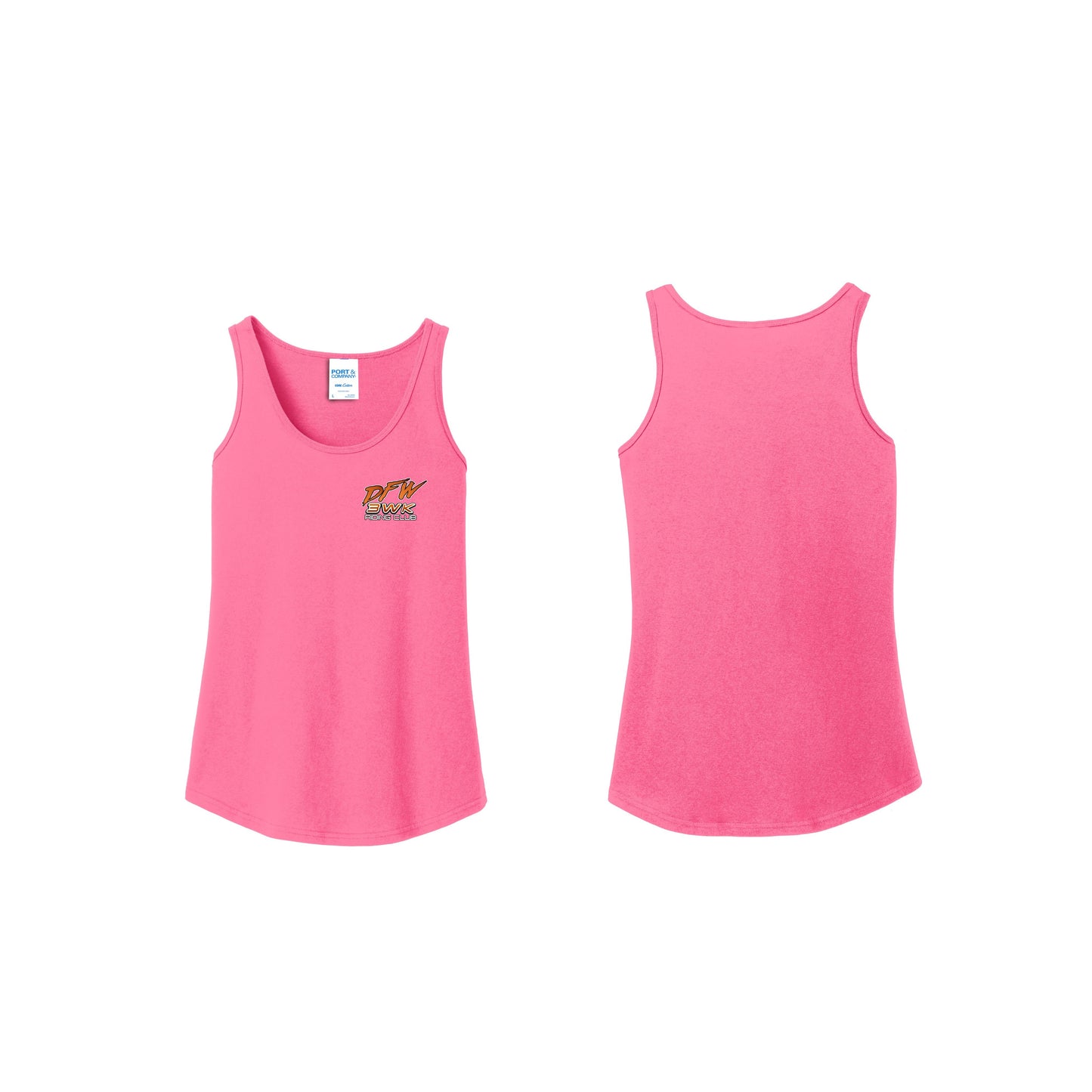 3 Wheel Kings Chest Logo Ladies Tank Top