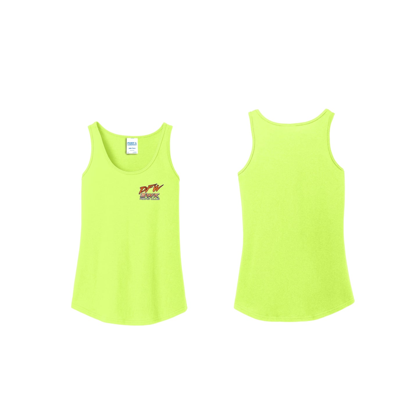 3 Wheel Kings Chest Logo Ladies Tank Top