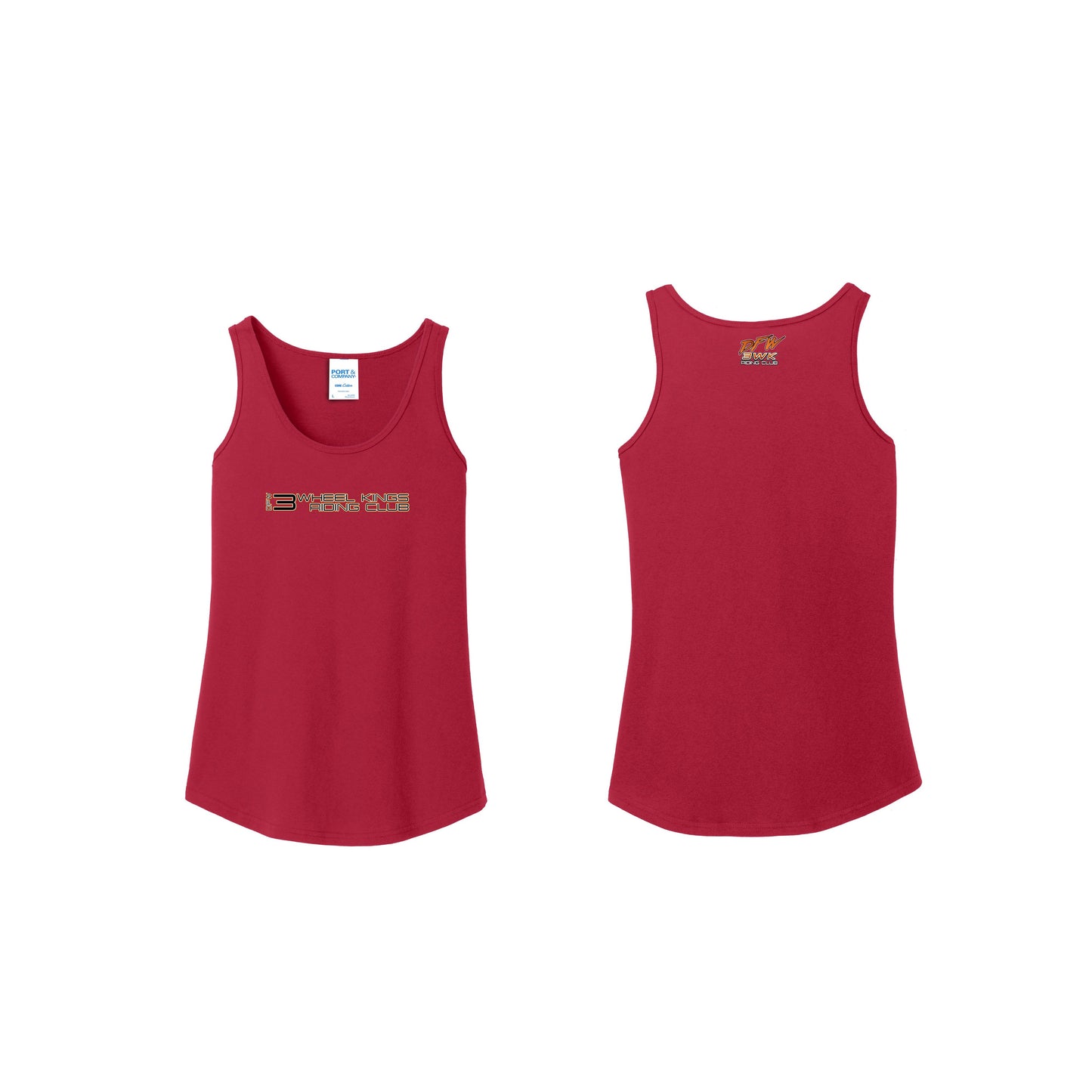 3 Wheel Kings Statement Ladies Tank Top
