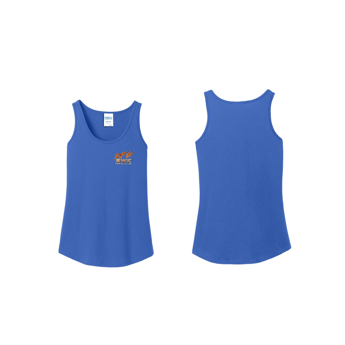 3 Wheel Kings Chest Logo Ladies Tank Top
