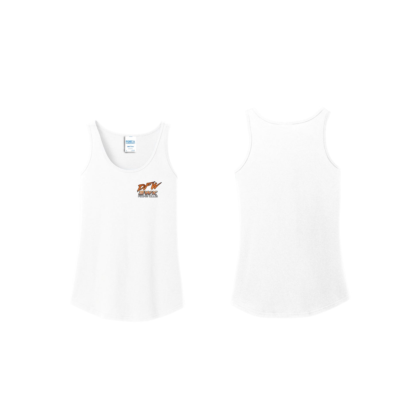 3 Wheel Kings Chest Logo Ladies Tank Top