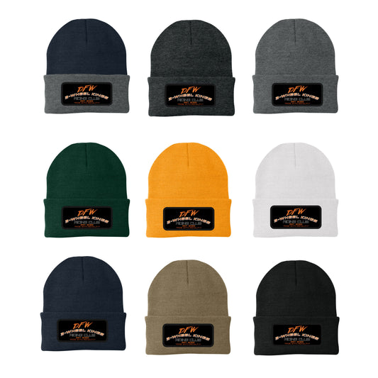 3 Wheel Kings Knit Cuff Beanie