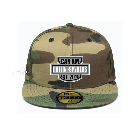 Camo New Era Classic Logo Fitted Hat