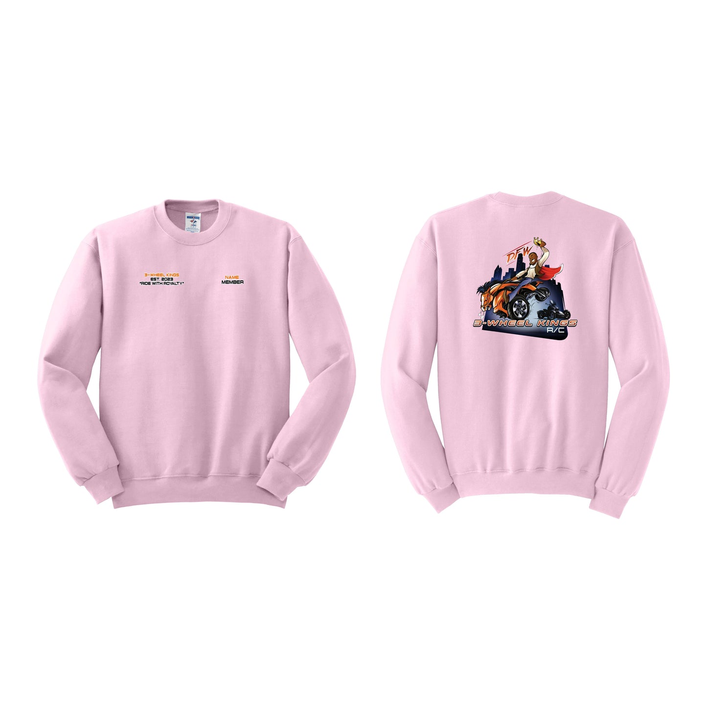 3 Wheel Kings Classic Crewneck