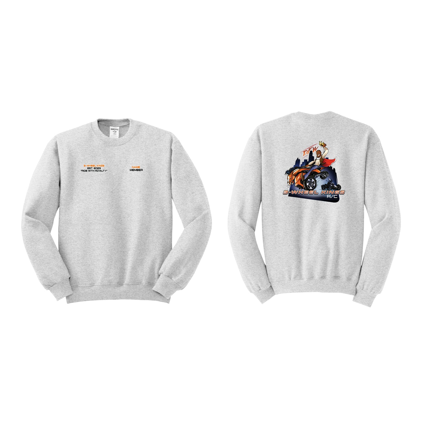 3 Wheel Kings Classic Crewneck