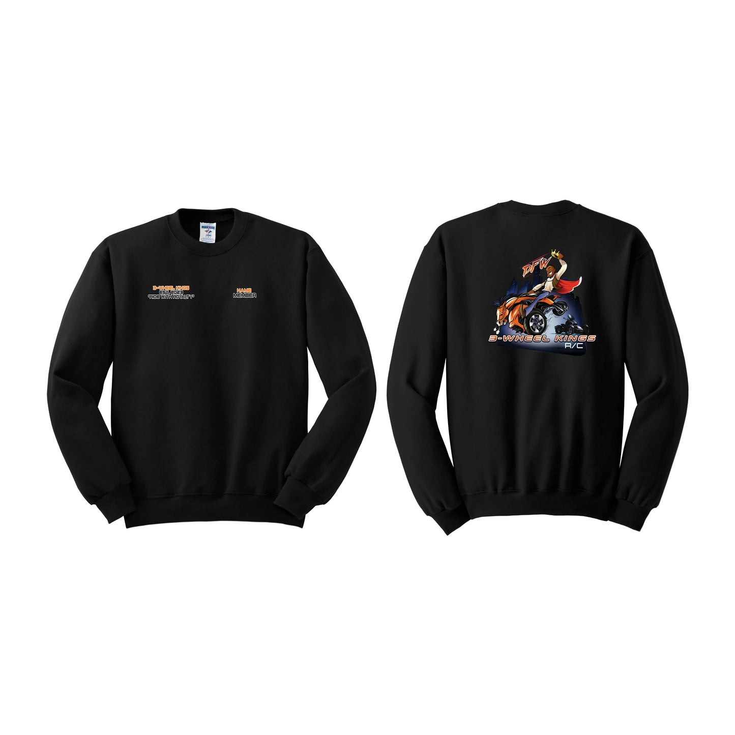 3 Wheel Kings Classic Crewneck