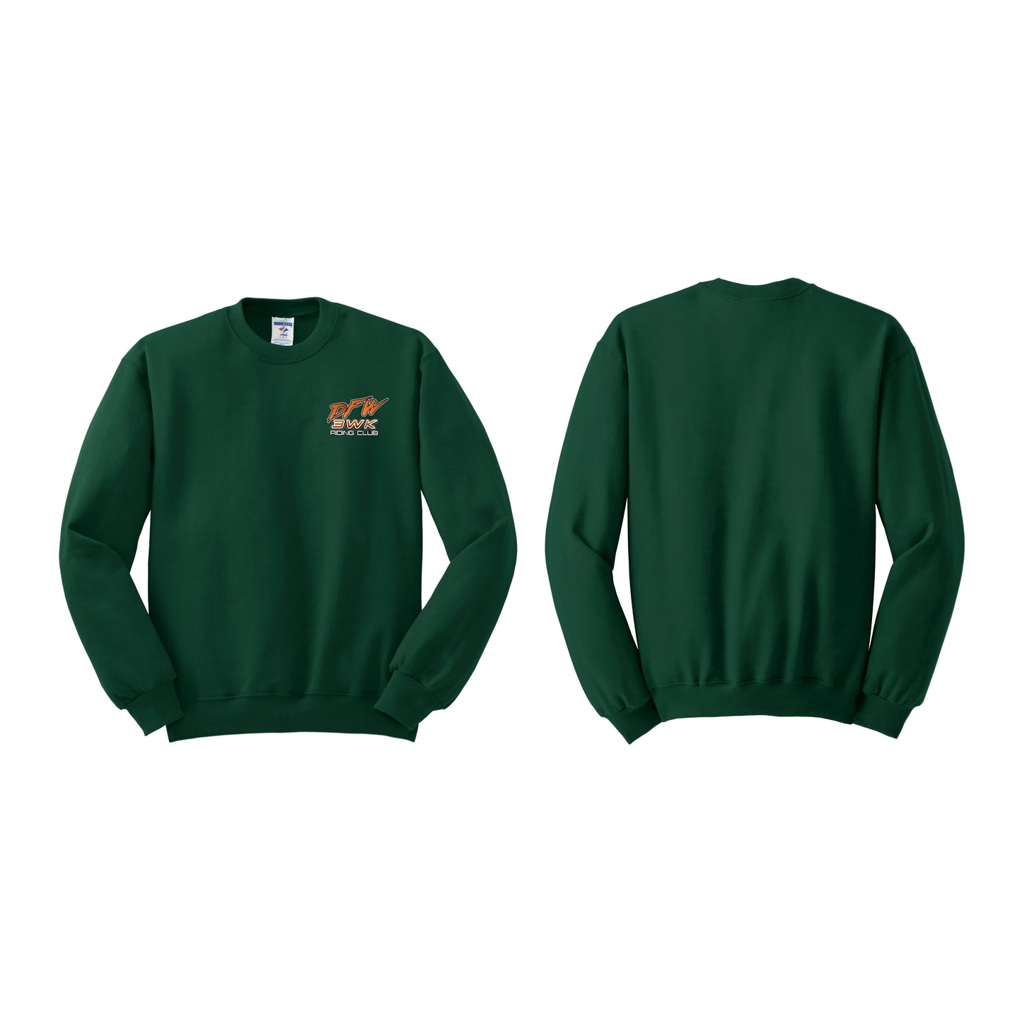 3 Wheel Kings Chest Logo Crewneck