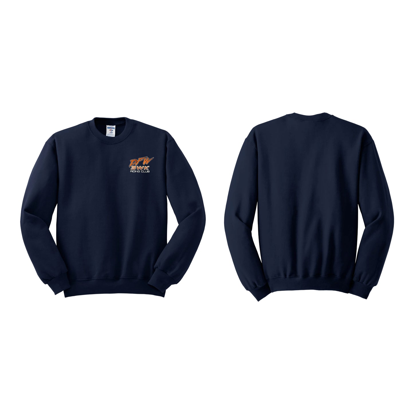 3 Wheel Kings Chest Logo Crewneck